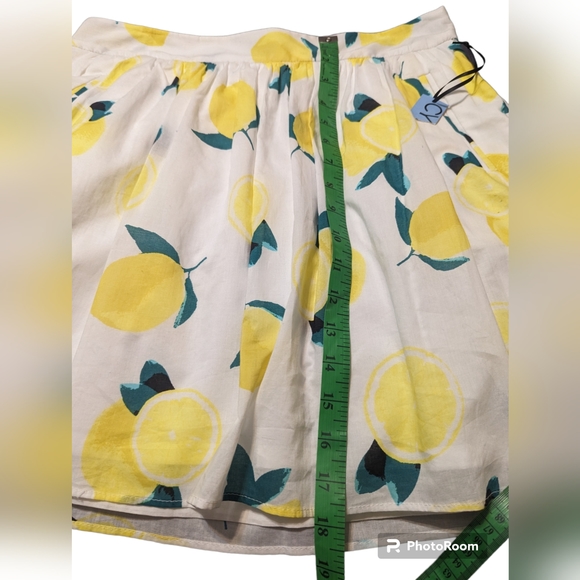 Cynthia Rowley Lemony Print Skirt - Picture 3 of 6